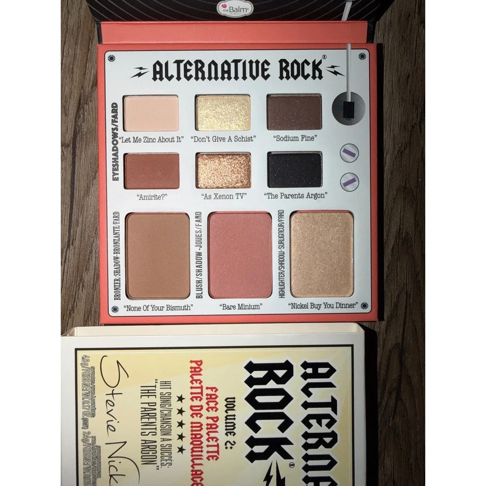 theBalm Face Palette Alternative Rock Vol 2 Stevie Nickel Eyeshadow Blush